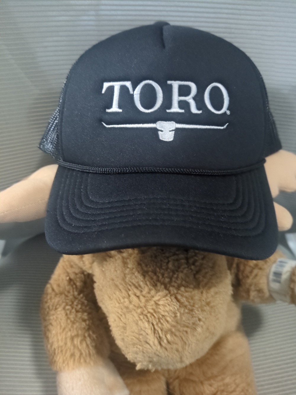 Toro Landmower Black Embroidered Trucker Hat Snapback